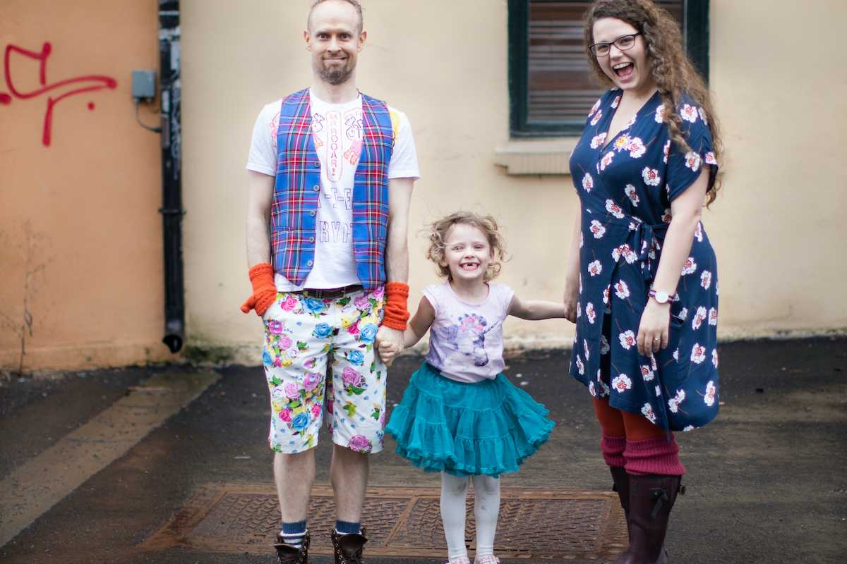 Queen Raae, Cap'n Ola and Pirate Princess Lillian on the launch of POW!